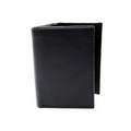 Landon Men's Leather Trifold Wallet - Black